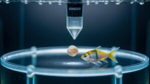 guía automática de alimentador de peces