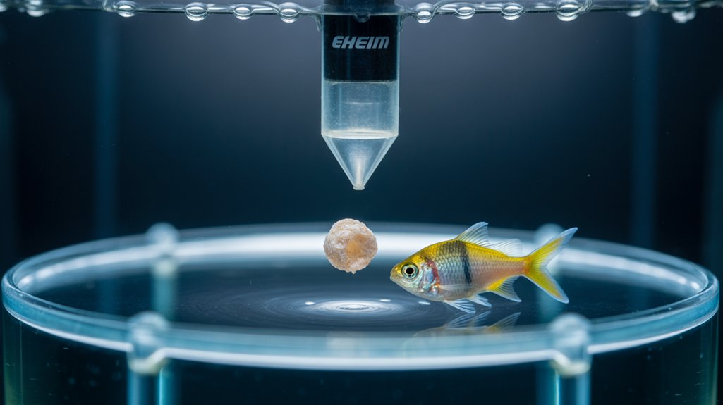 guía automática de alimentador de peces